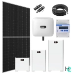 Doe-het-zelf 5kW fotovoltaïsch systeem met batterij
